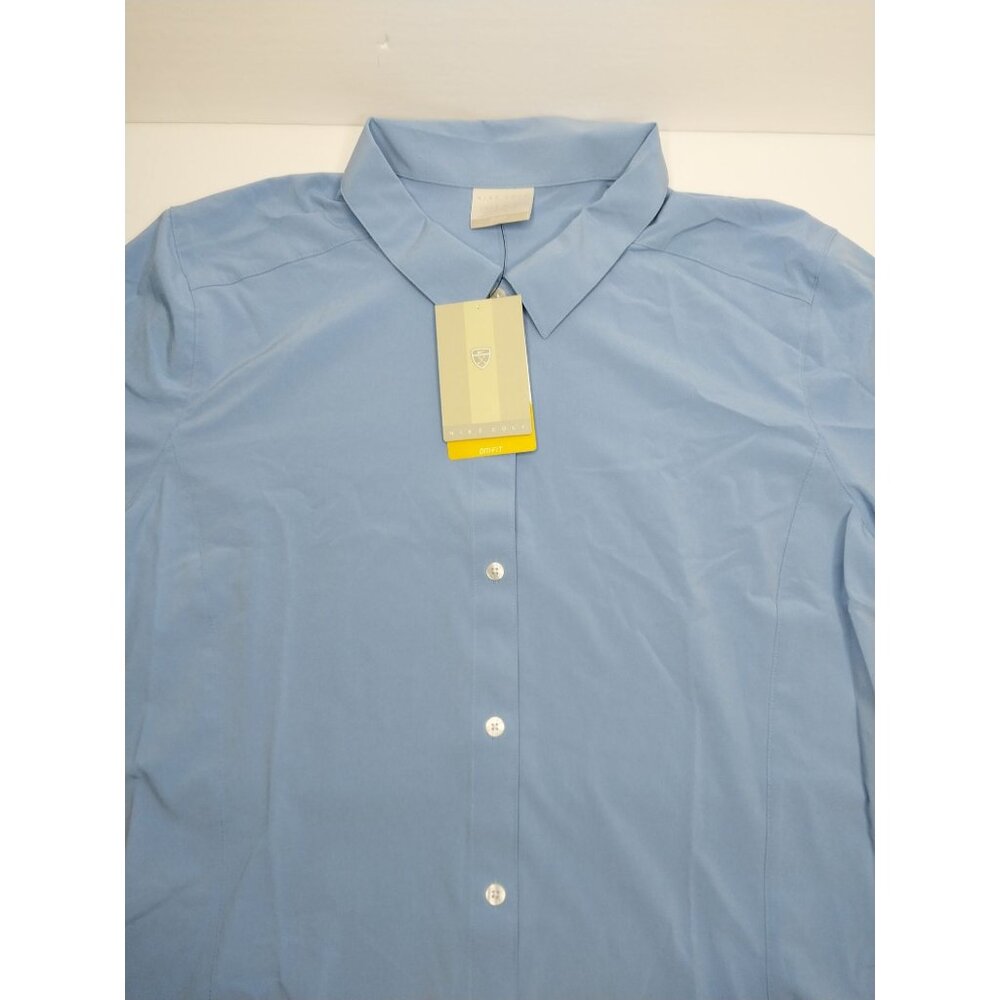 Nike Wolf Sub Zero Women's Blouse Shirt Blue 251823-435 Size XL